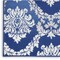 Homeroots 6 x 9 ft. Blue & Ivory Damask Area Rug 385821 - alternate 2